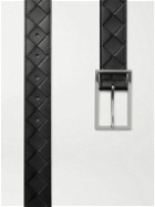 Bottega Veneta - 3cm Intrecciato Leather Belt - Black