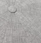 Brunello Cucinelli - Linen, Wool and Silk-Blend Tweed Flat Cap - Gray