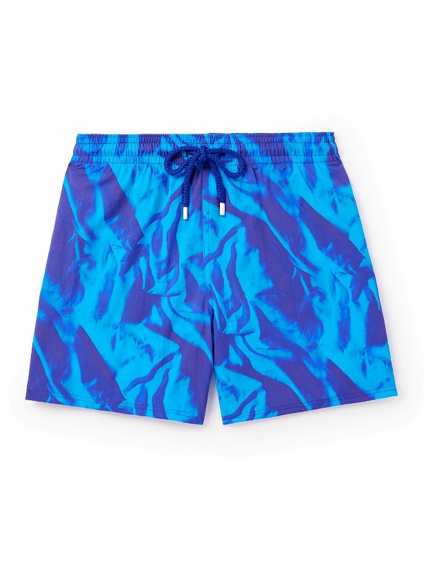 Photo: Vilebrequin - Moorise Mid-Length Printed Recycled Swim Shorts - Blue