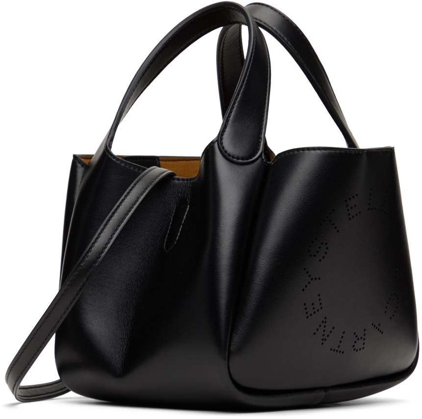 Stella McCartney Black Logo Bucket Bag