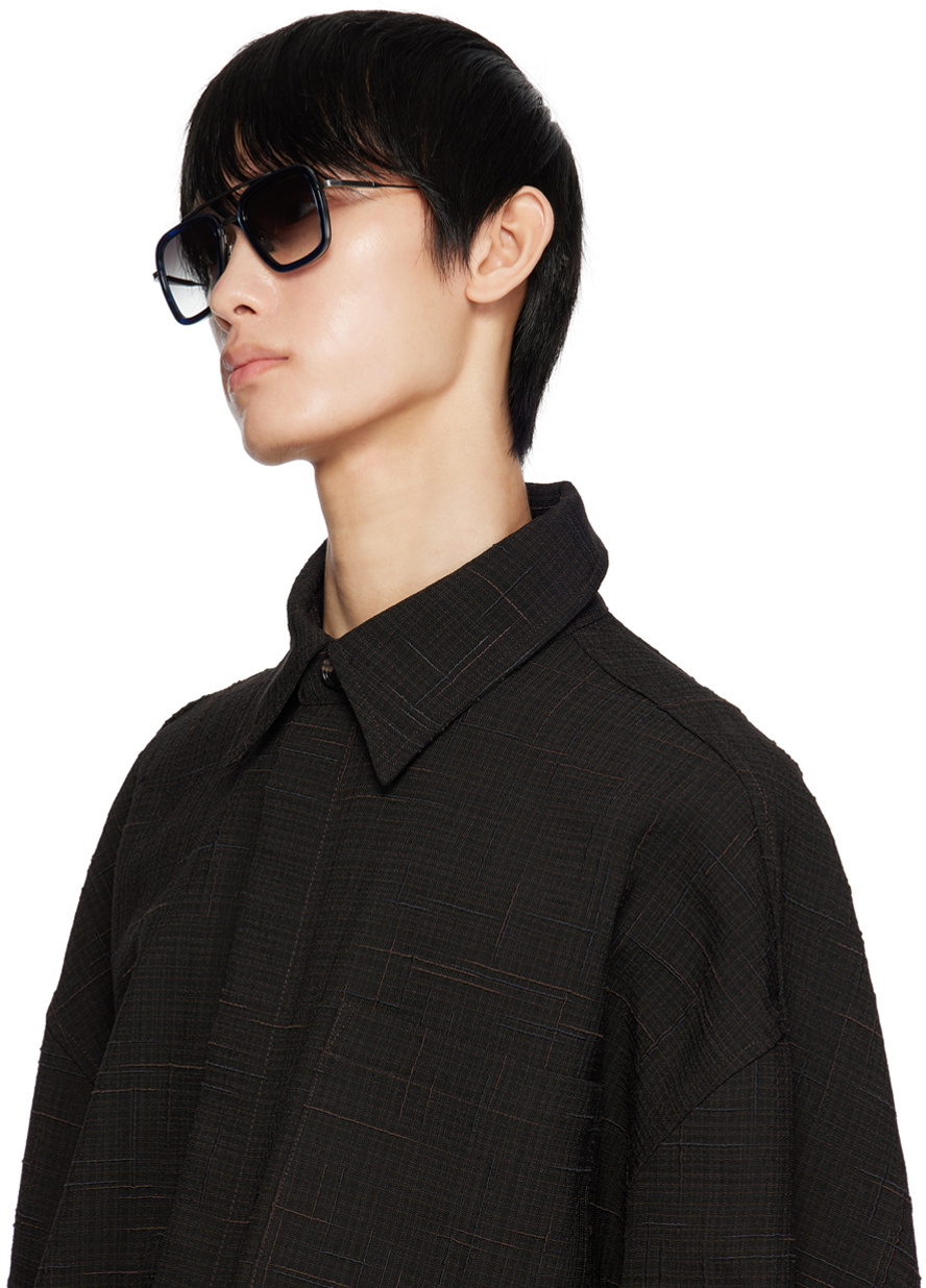 Dita Blue & Silver Flight.006 Sunglasses Dita