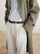 Mr P. - 3cm Suede Belt - Brown