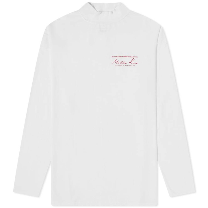 Photo: Martine Rose Mock Neck Long Sleeve Tee