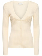 MAGDA BUTRYM Embroidered Cotton Knit Cardigan