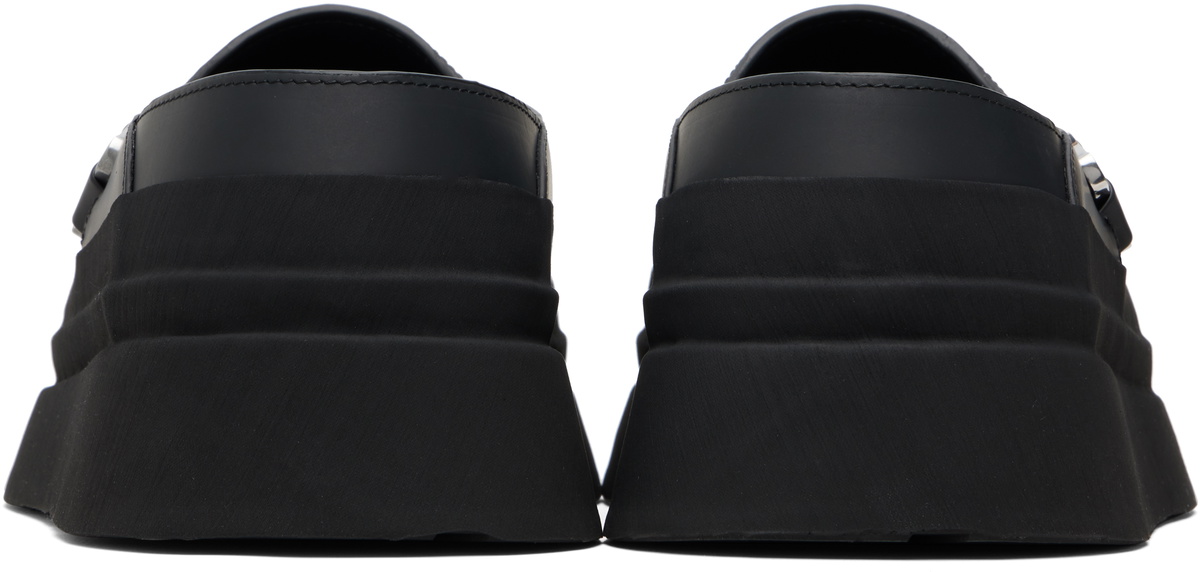 HELIOT EMIL Black Carabiner Loafers