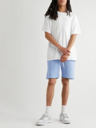 John Elliott - Crimson Straight-Leg Cotton-Jersey Drawstring Shorts - Blue