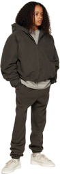 Essentials Kids Gray Full Zip Jacket