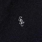 Sporty & Rich Iman Cashmere Hoody in Navy