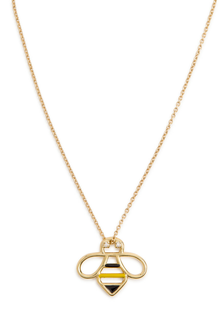 Aliita Martini 9kt yellow gold necklace with diamond Aliita