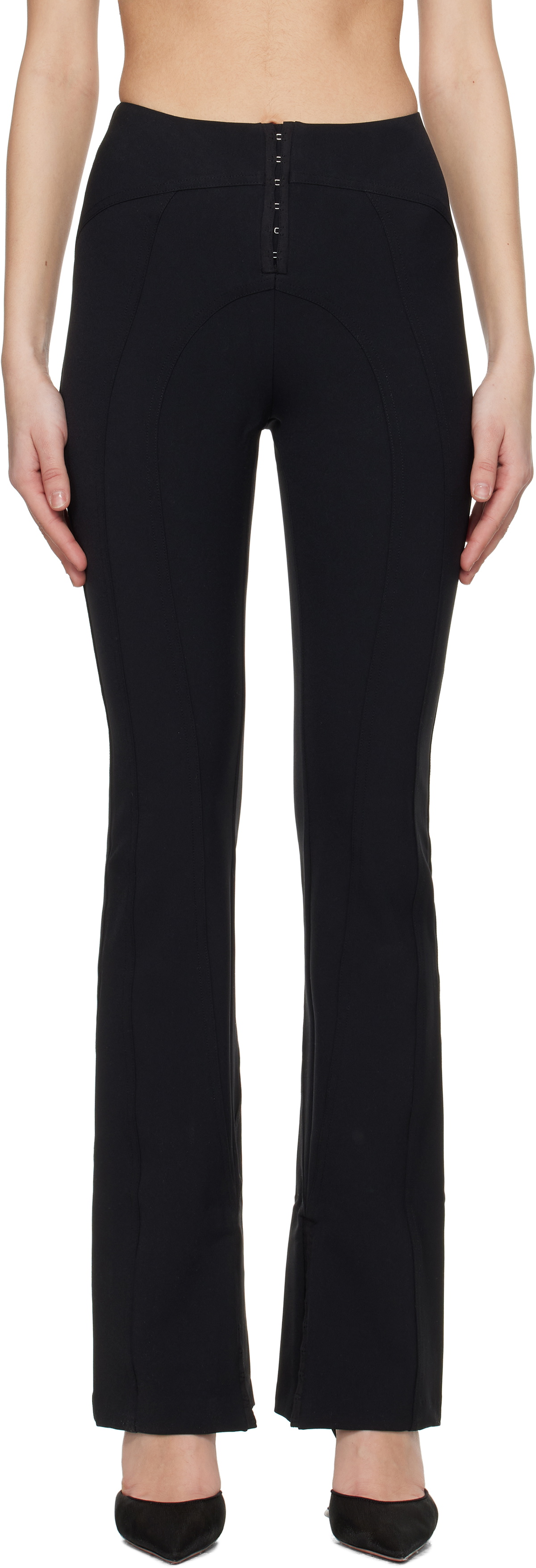 GUIZIO Black Aurora Trousers