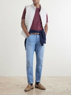 Brunello Cucinelli - Layered Cotton-Jersey T-Shirt - Burgundy