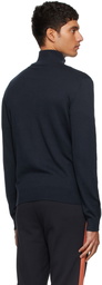 PS by Paul Smith Navy Zebra Logo Sweater