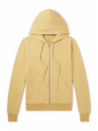DRKSHDW by Rick Owens - Jason Cotton-Jersey Zip-Up Hoodie - Yellow