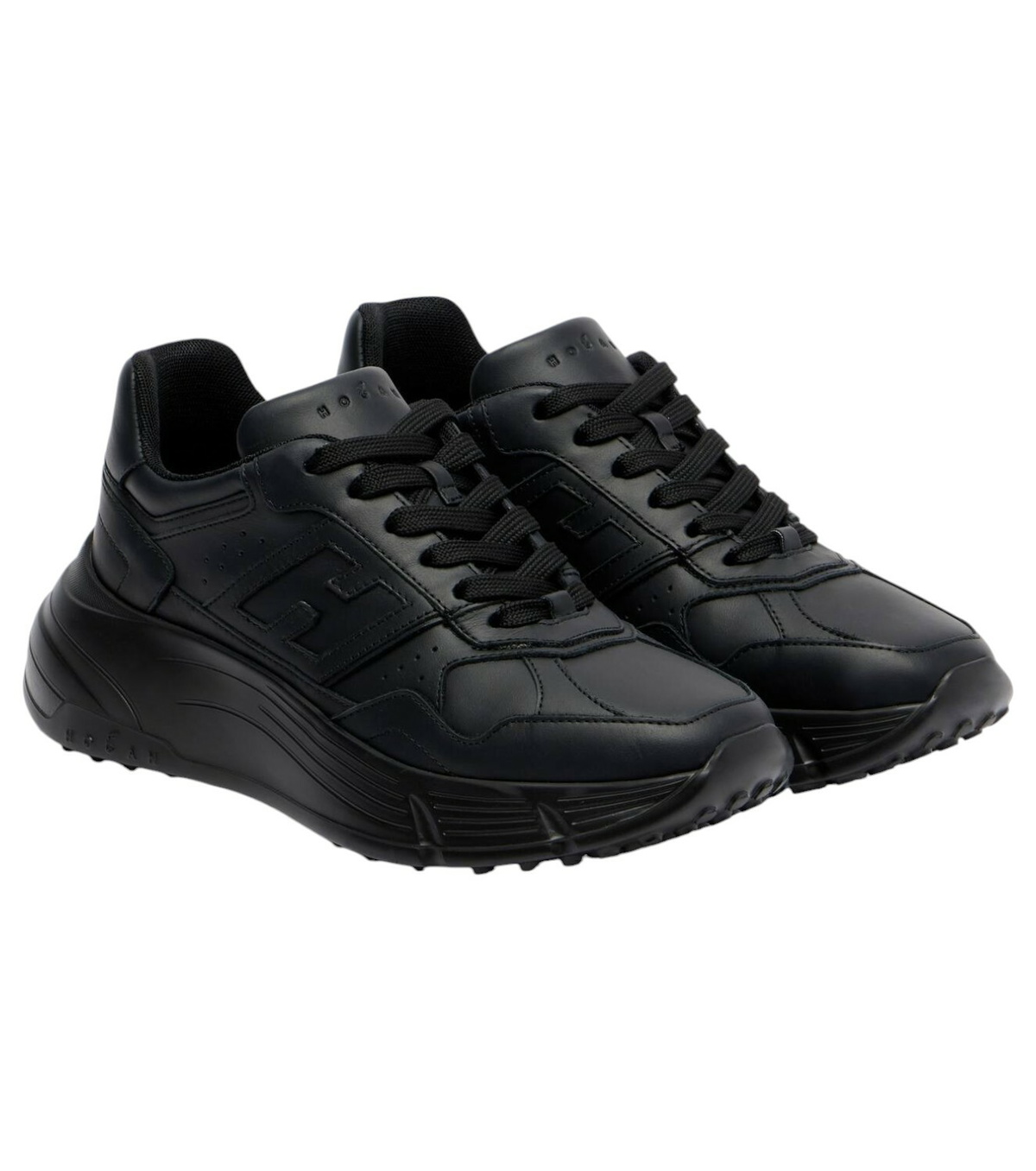 【HOGAN】Round-toe Lace-up Sneakers hogan Hogan Round Toe Lace-Up Sneakers - Casual Shoes - Free