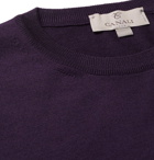 Canali - Merino Wool Sweater - Men - Dark purple