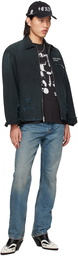 Enfants Riches Déprimés Black Distressed Jacket