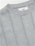 Mr P. - Open-Knit Cotton Vest - Gray