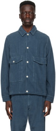 PS by Paul Smith Blue Flap Pocket Jacket