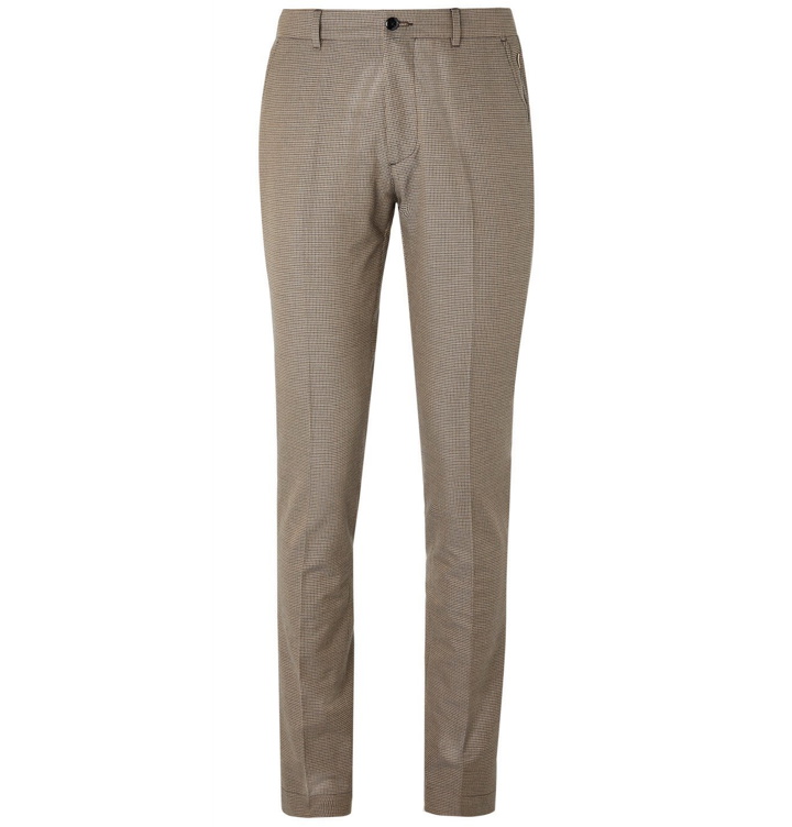 Photo: Bellerose - Porths Slim-Fit Puppytooth Cotton Trousers - Brown