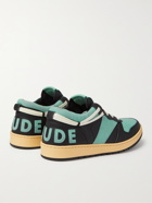 RHUDE - Rhecess Distressed Leather Sneakers - Multi - US 9