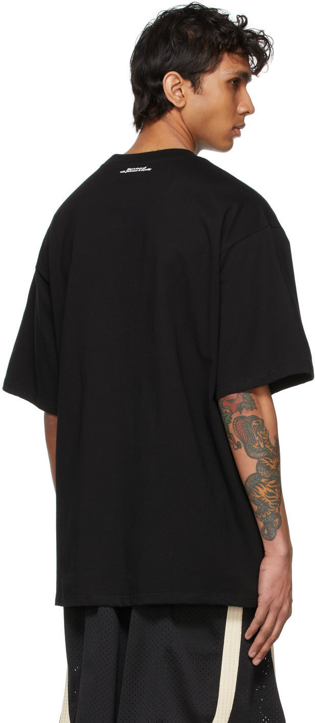 NAMESAKE Black Oversized Sava Team T-Shirt