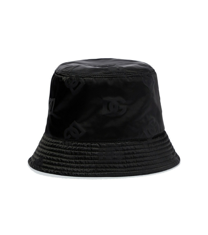 Photo: Dolce&Gabbana - DG jacquard bucket hat