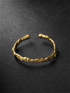 Healers Fine Jewelry - Medium Hammered Gold Ear Cuff