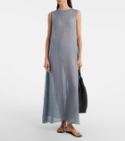 Leset Niko ramie maxi dress