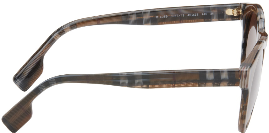 Burberry Brown Round Sunglasses