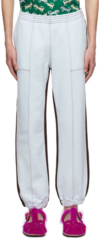 Photo: Marni Blue & Brown Lounge Pants