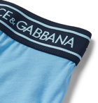 Dolce & Gabbana - Stretch-Cotton Briefs - Blue