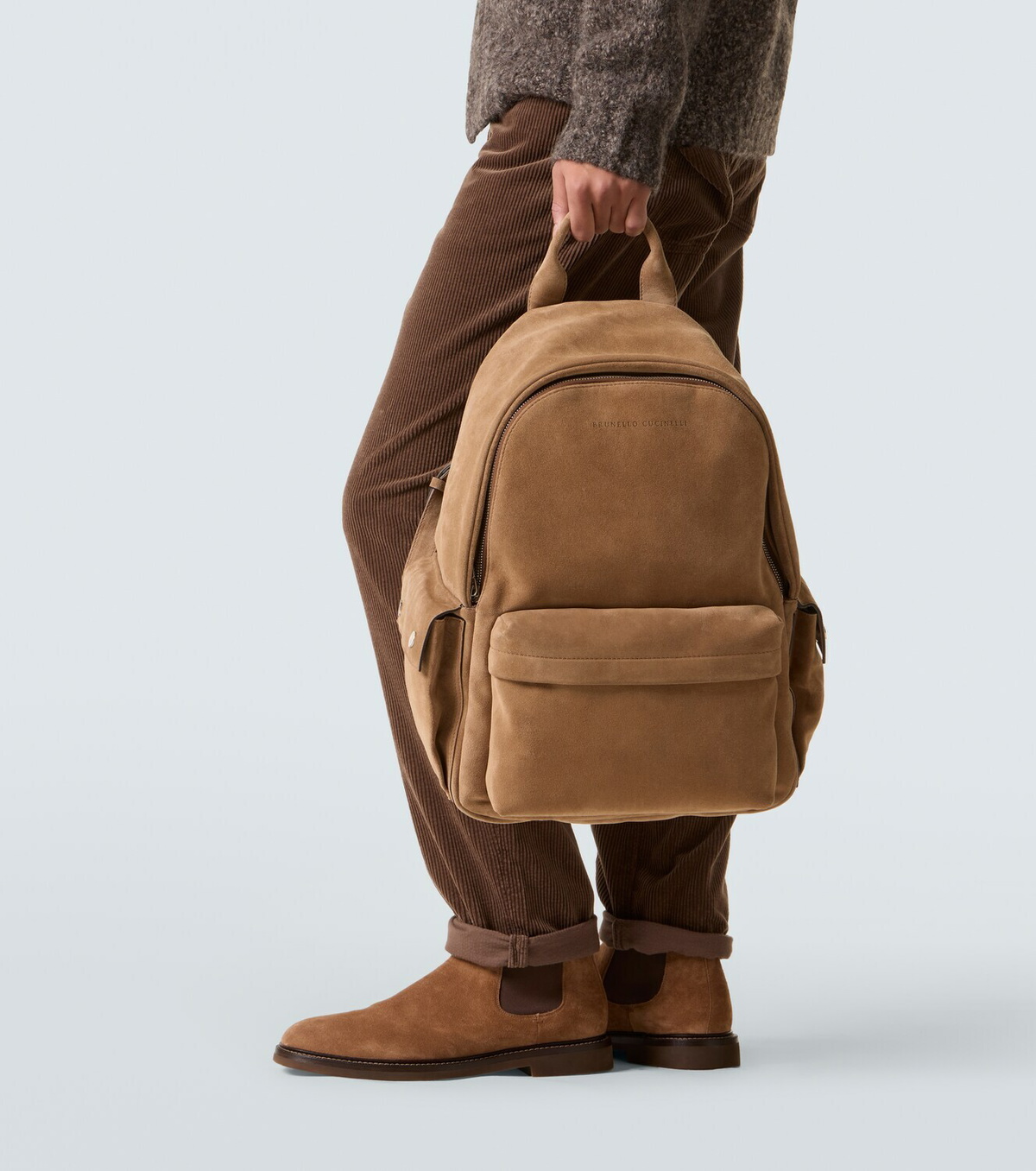 Brunello Cucinelli Suede backpack Brunello Cucinelli