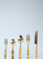 Les-Ottomans Set Of Five Bamboo Cutlery Set