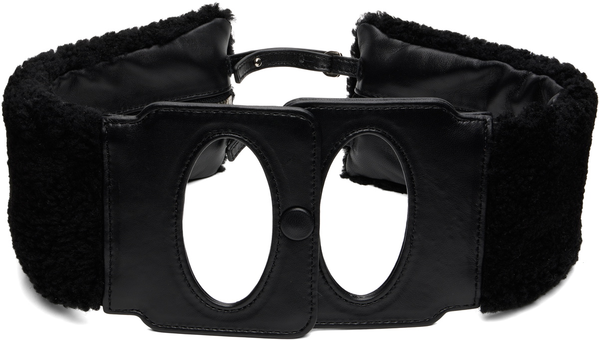 Kiko Kostadinov Black Isadora Belt Bag