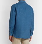 Rubinacci - Slub Linen Shirt - Blue