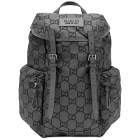 Gucci Men's GG Ripstop Backpack in Black