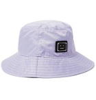 ACNE STUDIOS - Logo-Appliquéd Ripstop Bucket Hat - Purple