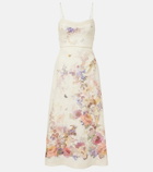 Zimmermann Alchemy floral linen midi dress