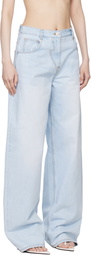 Pushbutton Blue Zero Straight Jeans