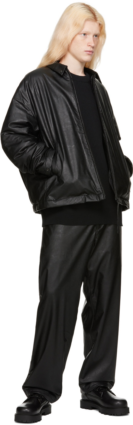 N.Hoolywood Black Crewneck Sweater