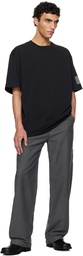N.Hoolywood Black Logo Patch T-shirt