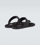 Tom Ford Brighton leather thong sandals