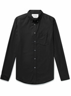FRAME - Button-Down Collar Woven Shirt - Black
