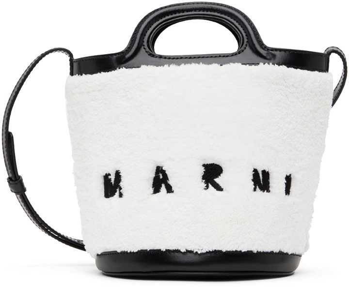 Photo: Marni Black & White Small Bucket Messenger Bag