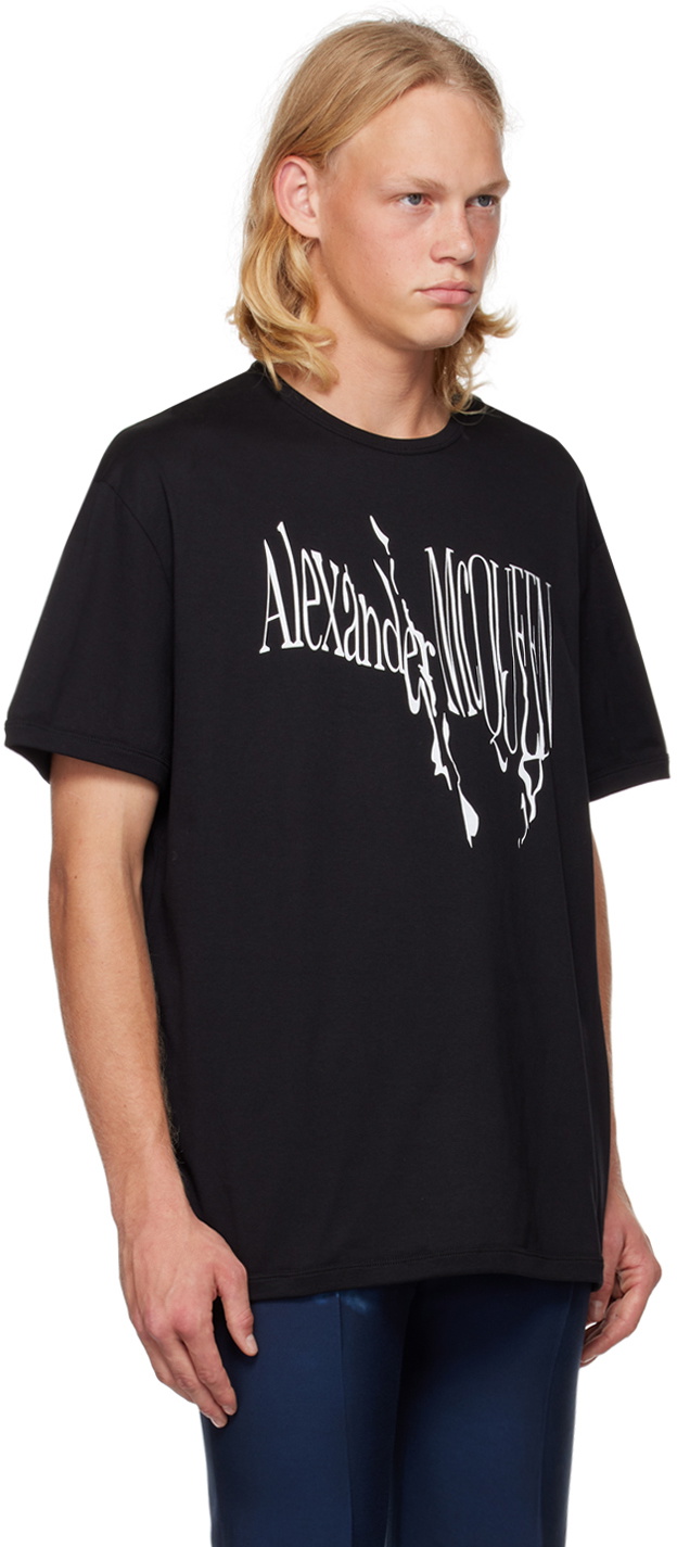 Alexander McQueen Black Printed T-Shirt