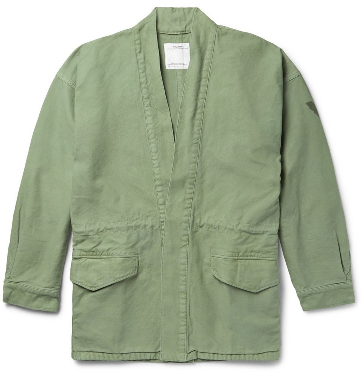 Photo: visvim - Sanjuro Printed Cotton Jacket - Men - Army green