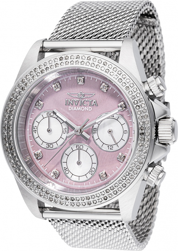 Photo: Invicta Elite Diamond Chronograph GMT Quartz Ladies Watch 48758