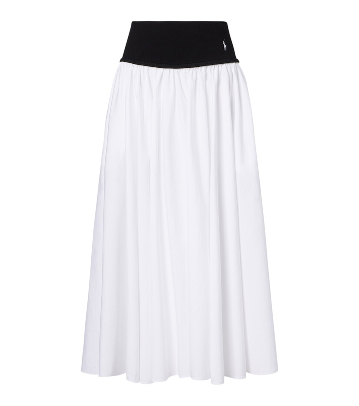 Photo: Polo Ralph Lauren Paneled midi skirt