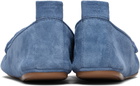 Acne Studios Blue Suede Loafers