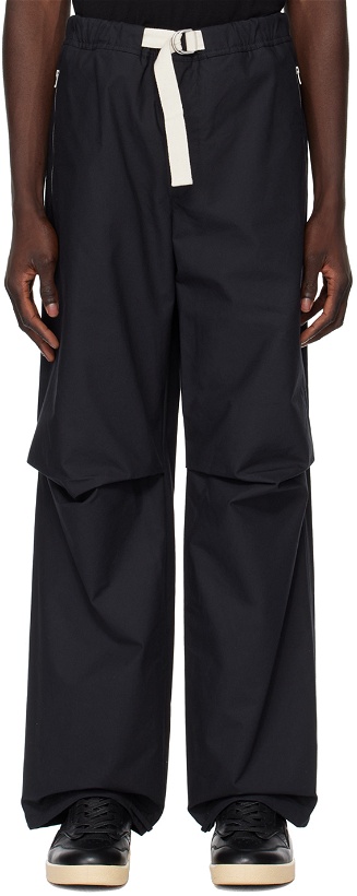 Photo: Jil Sander Navy Relaxed-Fit Trousers